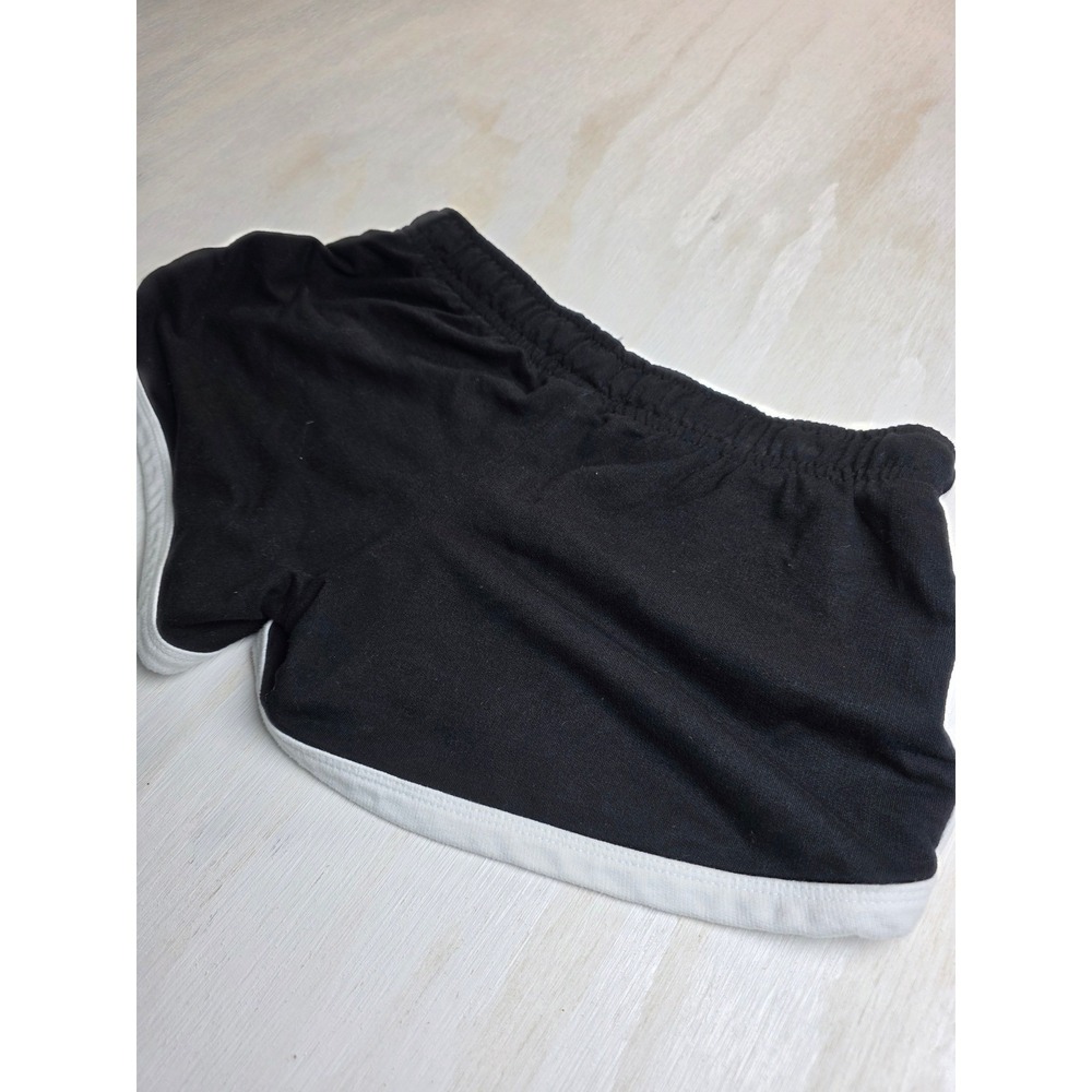 Disney Mickey Minnie Mouse Dolphin Shorts Black White Kids Y2K Classic Athletic - Picture 4 of 5